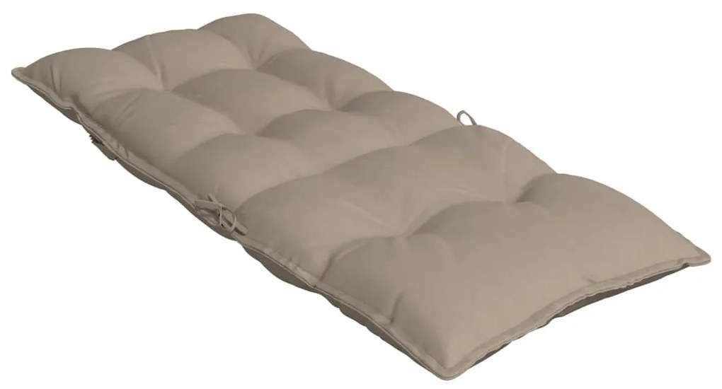 Almofadões cadeira encosto alto 4pcs oxford cinza-acastanhado