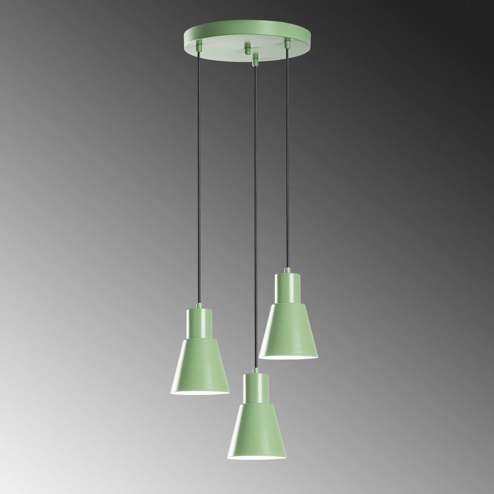 Chandelier Konikkem – Mint – Diâmetro 40 cm
