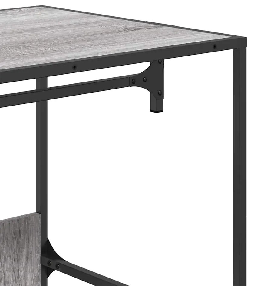 Roupeiro 90x50x180 cm derivados de madeira cinzento sonoma