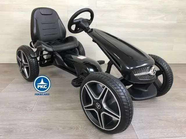 KART A PEDAIS Crianças MERCEDES Preto