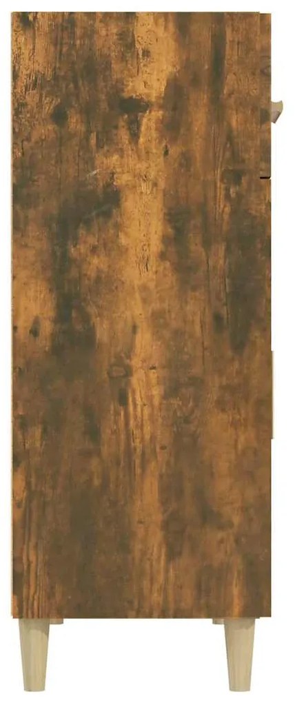 Aparador 69,5x34x89 cm madeira processada cor carvalho fumado