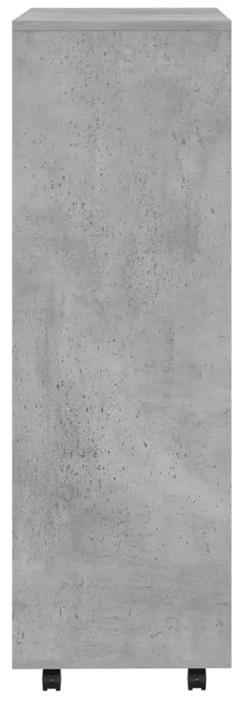 Roupeiro 80x40x110 cm derivados de madeira cinzento cimento