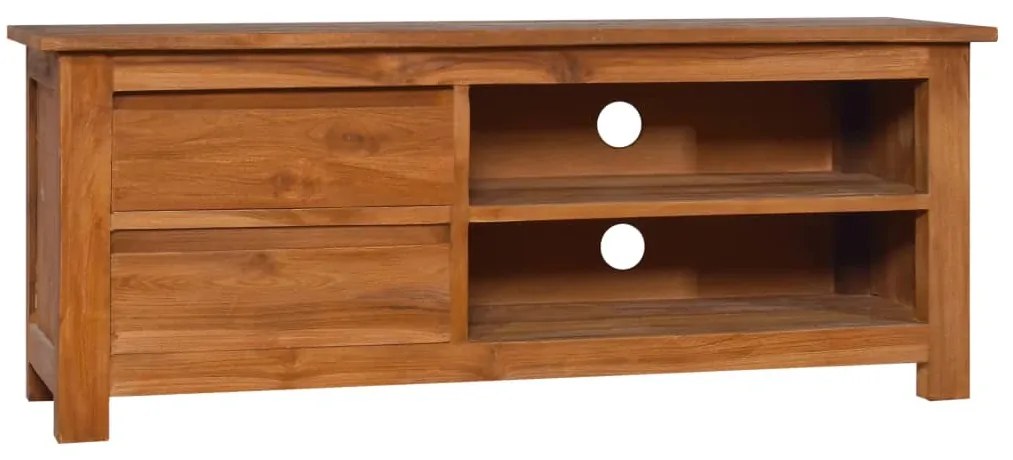 vidaXL Móvel de TV 100x30x40 cm madeira de teca maciça