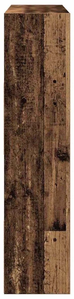 Estante/divisória 105x24x102 cm cor madeira velha