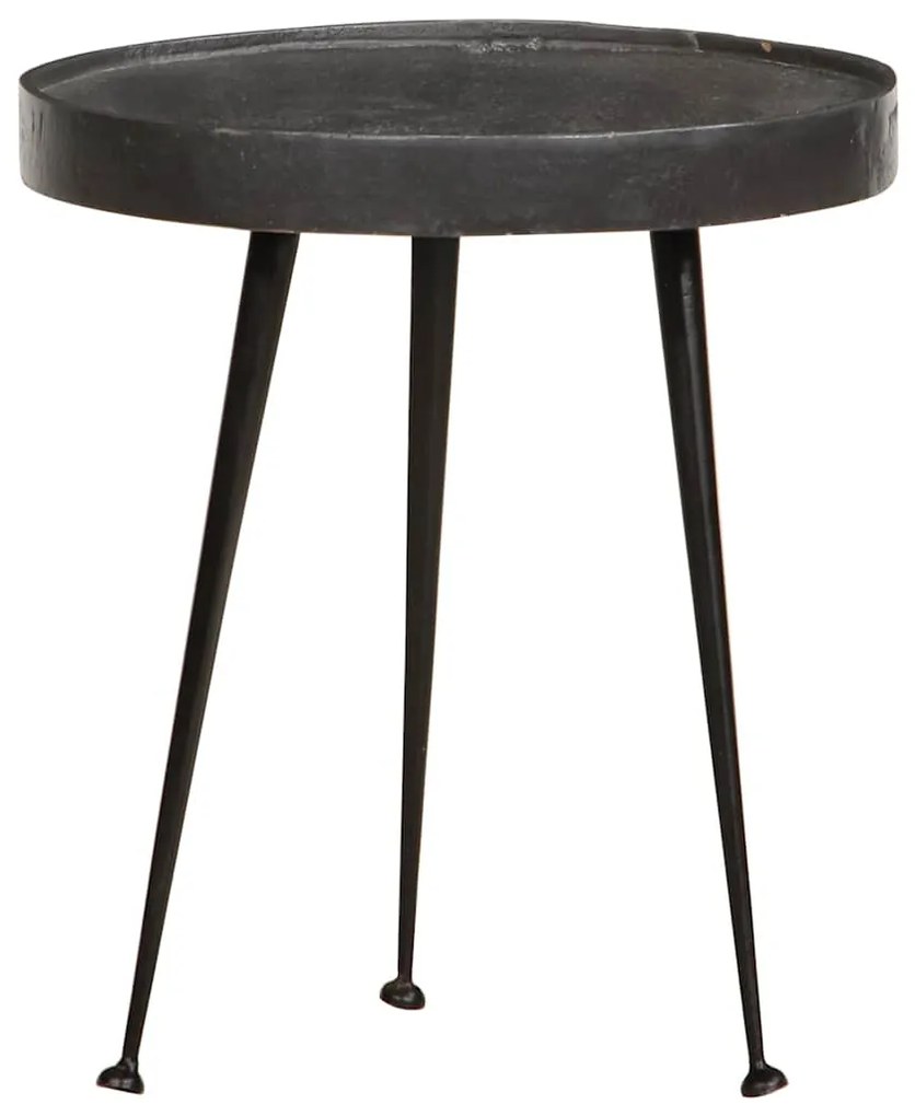 Mesas de centro 3 pcs derivados de madeira preto