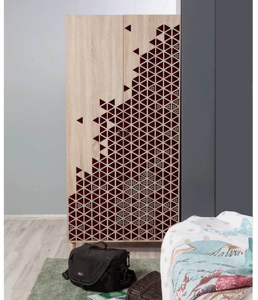 Roupeiro Stil – Carvalho Sonoma – 90x192x52 cm
