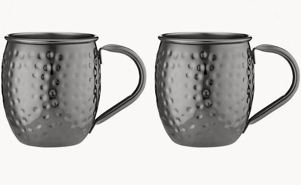 Canecas em aço inoxidável Spencer, conjunto de 2