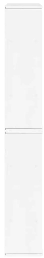 Móveis de apoio 4 pcs ODDA pinho de madeira maciça branco