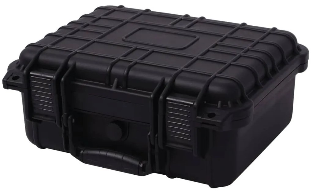 142168 vidaXL Caixa protetora de equipamento 35x29,5x15 cm preto
