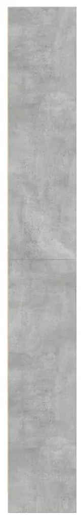 Estante 60x24x176 cm derivados de madeira cinzento cimento
