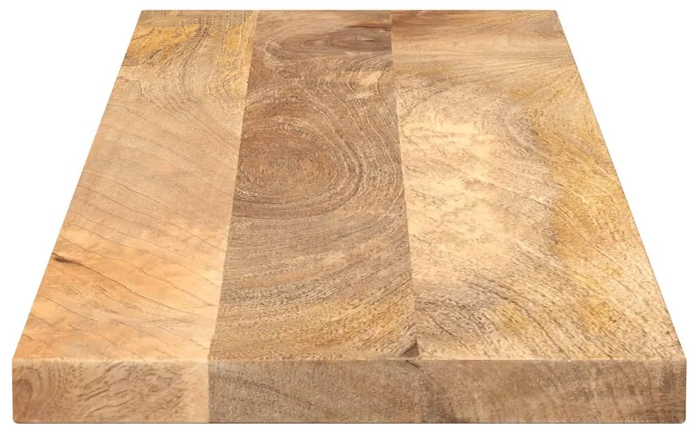 Tampo de mesa retangular 100x40x2,5 cm mangueira maciça