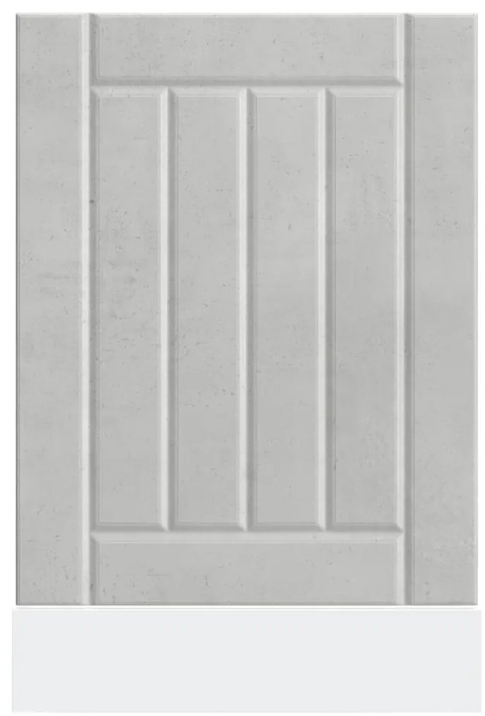 Painel máquina lavar louça Lucca deriv. madeira cinza cimento