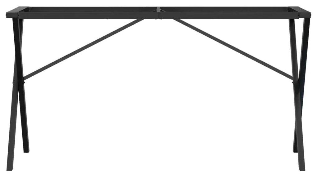 Pernas para mesa de jantar estrutura em X aço