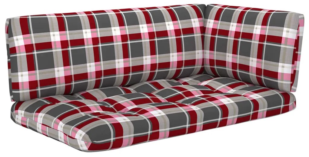 6 pcs conj. lounge paletes c/ almofadões pinho impregnado cinza