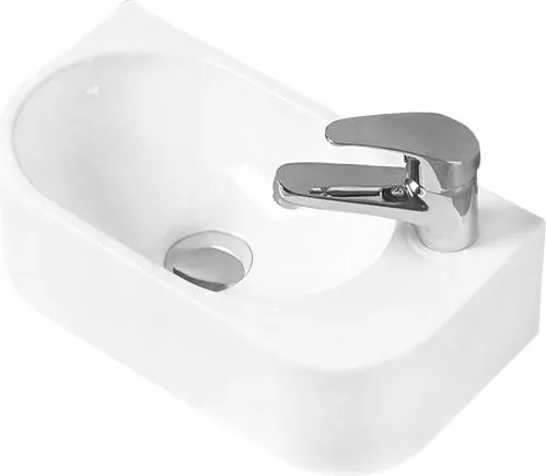 Mexen Viera lavatório de bancada esquerdo 40 x 21 cm, branco - 21274000L