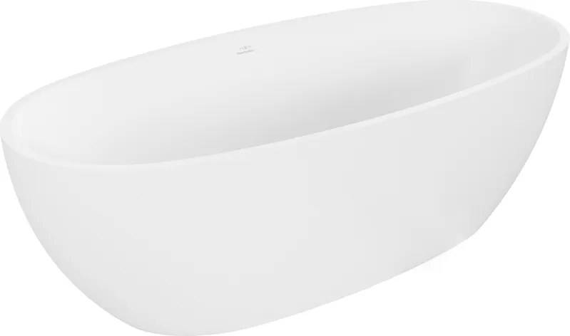 Mexen Torino banheira independente de conglomerado 175 x 78 cm, branco mate - 57271757800