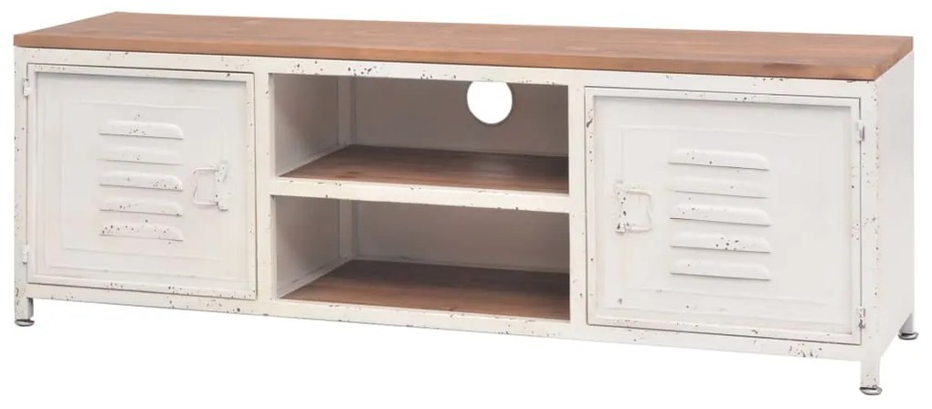 Móvel de TV 120x30x40 cm branco
