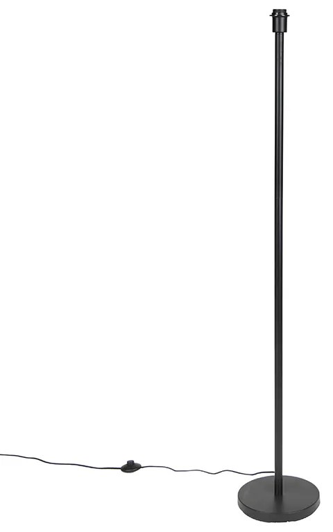 Candeeiro de pé moderno preto sem abajur 149 cm - Simplo