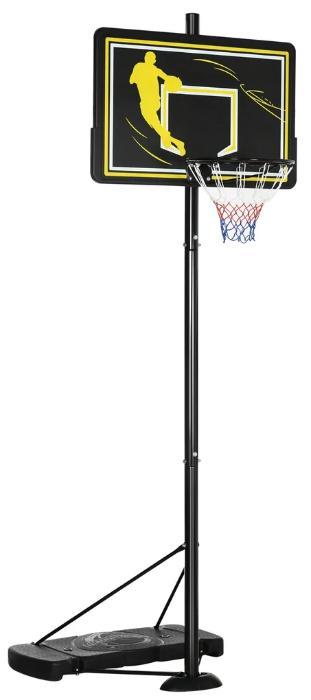 vidaXL Conjunto jogo de basquetebol infantil ajustável 160 cm