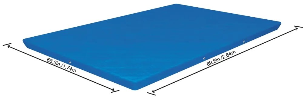 Bestway Cobertura de piscina Flowclear 259x170 cm