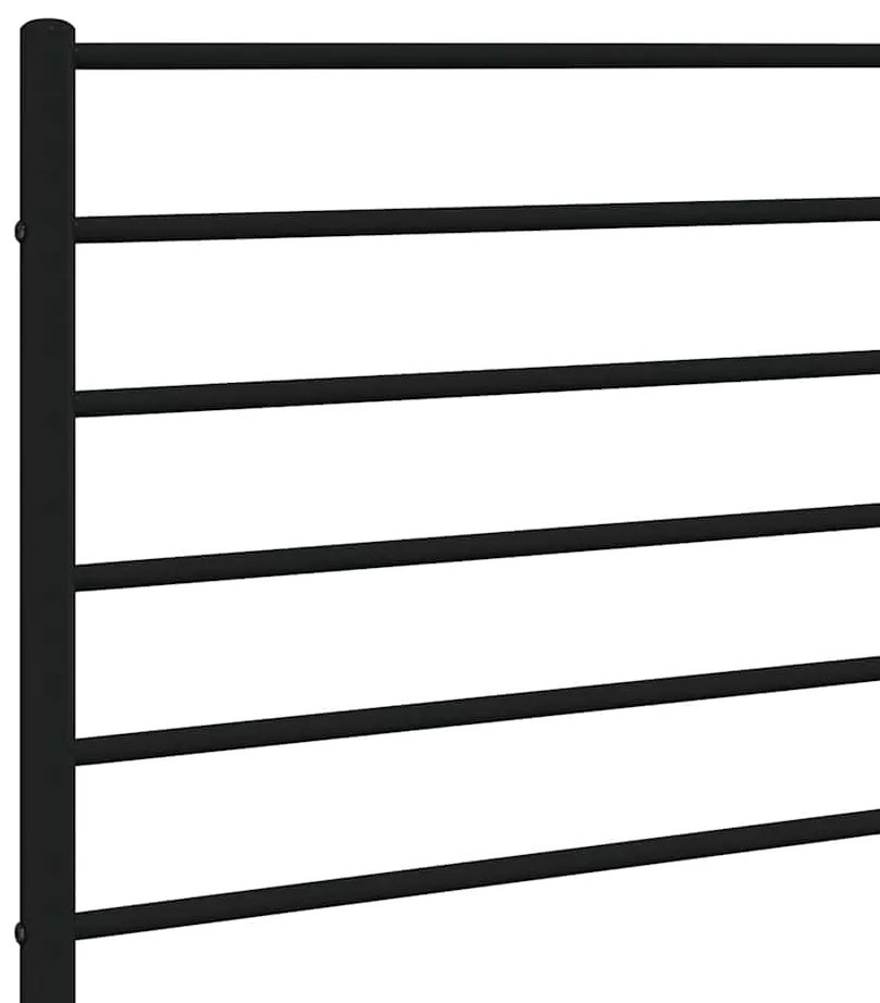 Cabeceira de cama 193 cm metal preto