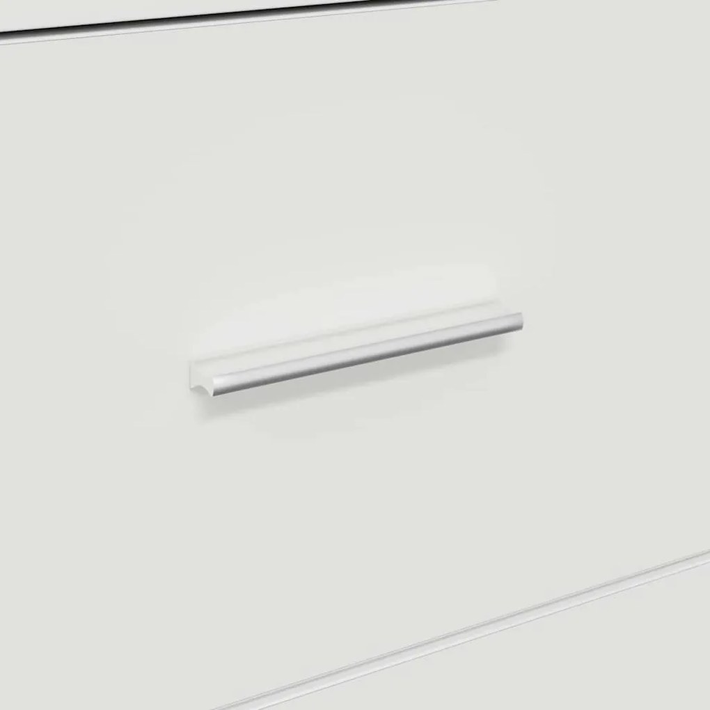 Armário Branco Branco MDF Compacto Armazenamento Armário