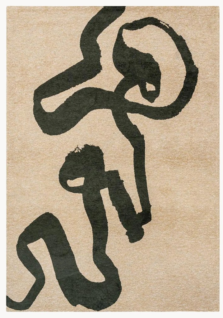 Tapete lavável em jacquard para interior e exterior Ribbon