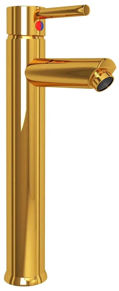 Torneira Timón de Lavatório - Dourado - Design Nórdico