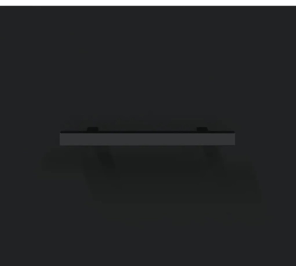 Móvel p/ TV 80x36x50 cm derivados de madeira preto