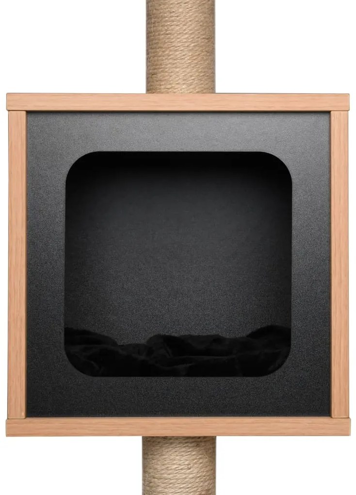 Árvore para gatos c/ tapete arranhador sisal 123 cm