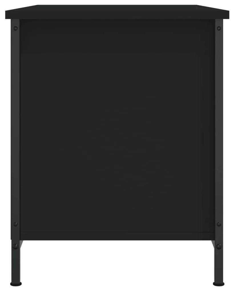 Móvel de TV 80x40x50 cm derivados de madeira preto