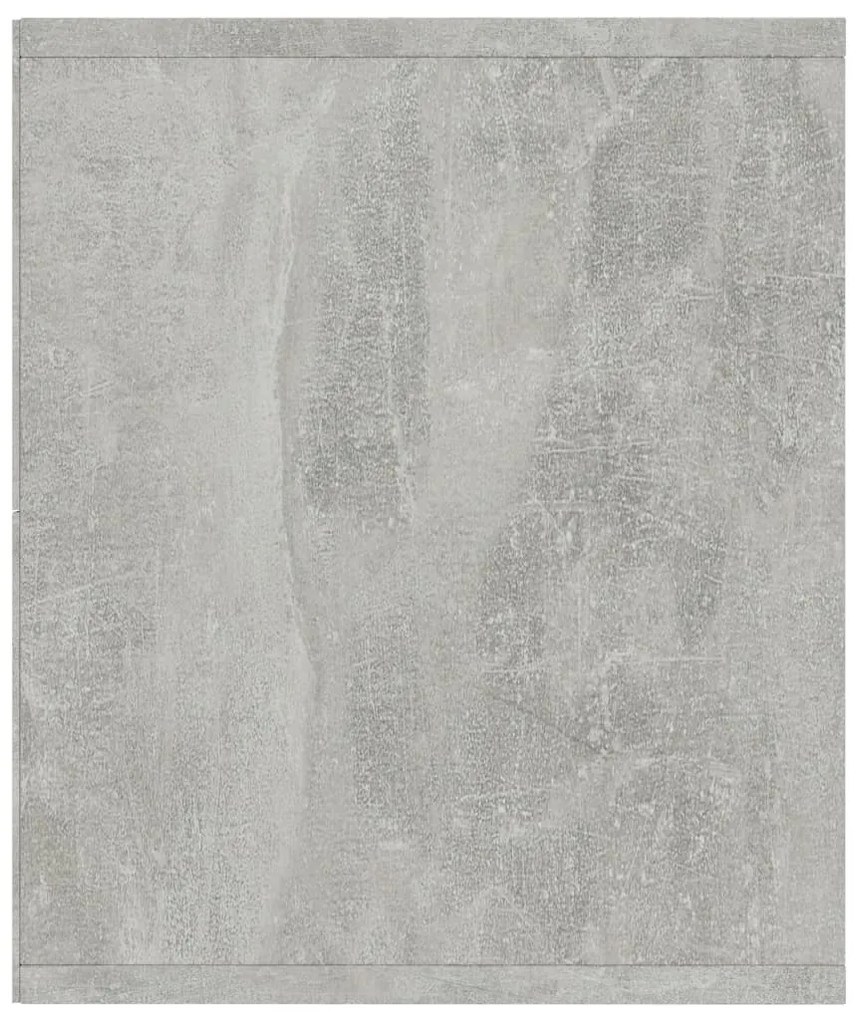 Estante/móvel de TV 143x30x36 cm contraplacado cinzento cimento