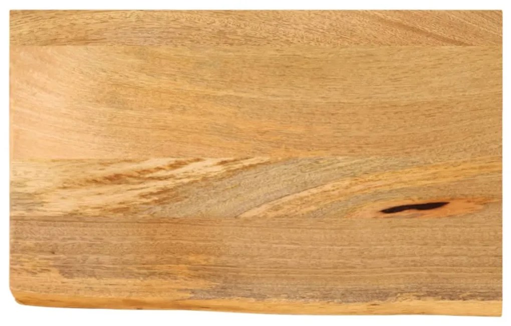 Tampo de mesa c/ borda viva 60x20x2,5 cm mangueira maciça
