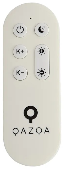 Plafon Inteligente Preto 35cm incl. LED e Controlo Remoto - Flat Drum