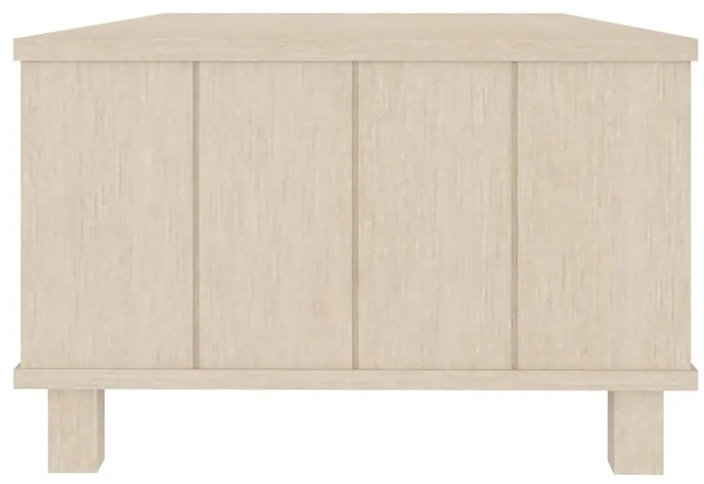 Mesa de centro HAMAR 100x55x35 cm pinho maciço castanho-mel