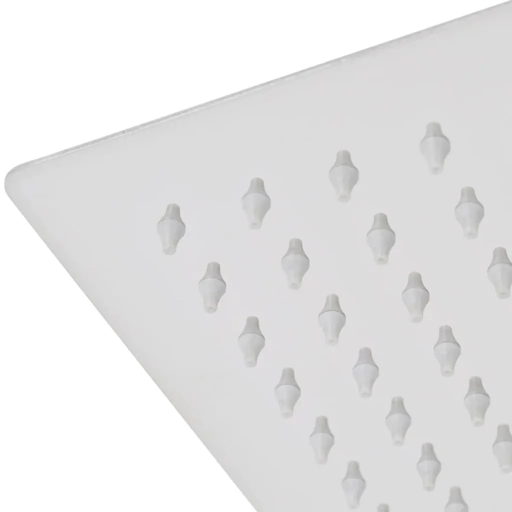 Cabeça de chuveiro 2 pcs aço inoxidável 50x50 cm