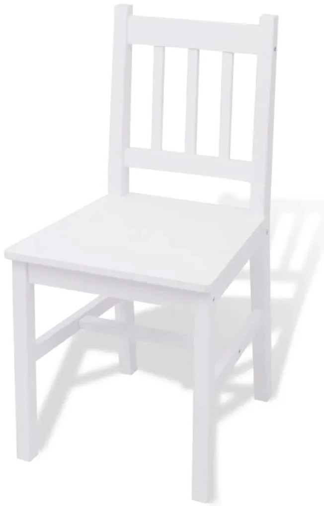 Conjunto de jantar 7 peças, pinho branco