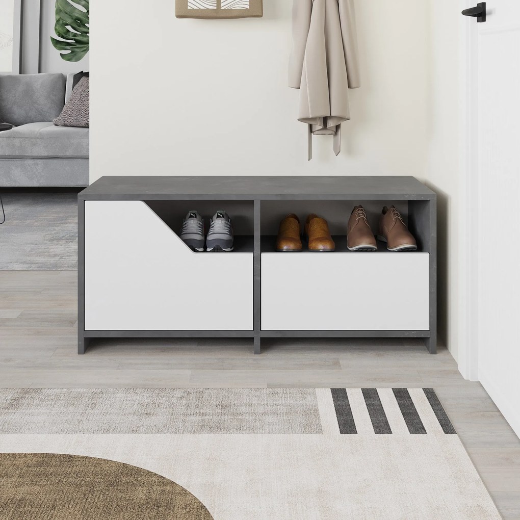 Aparador Damla – Branco – 105x85x30 cm