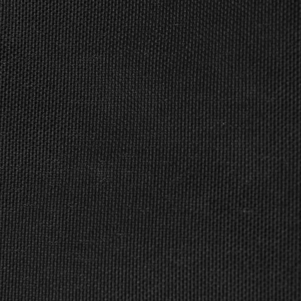 Para-sol estilo vela tecido oxford retangular 2x5 m preto