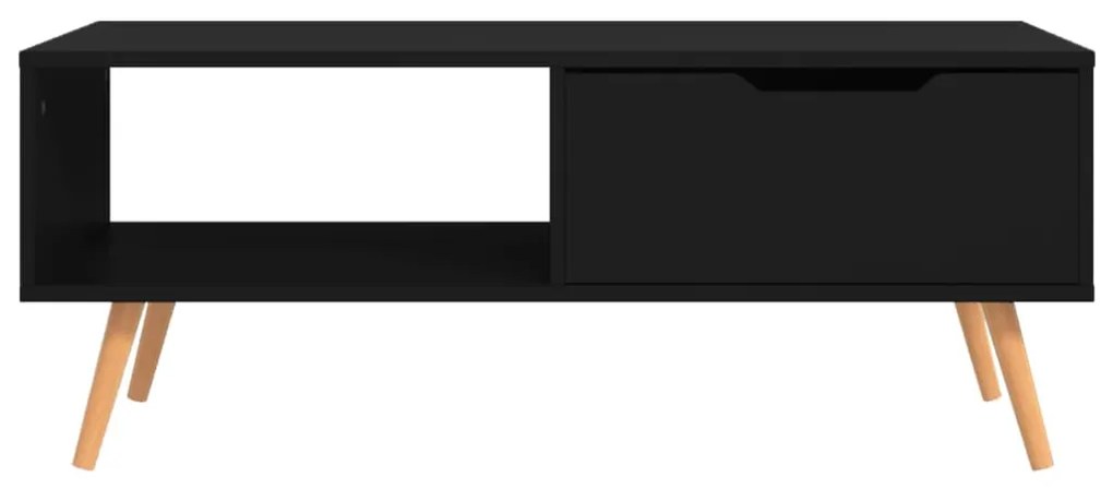 Mesa de centro 100x49,5x43 cm derivados de madeira preto