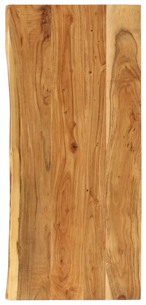 vidaXL Tampo p/ móvel toucador WC 114x52x4 cm madeira acácia maciça
