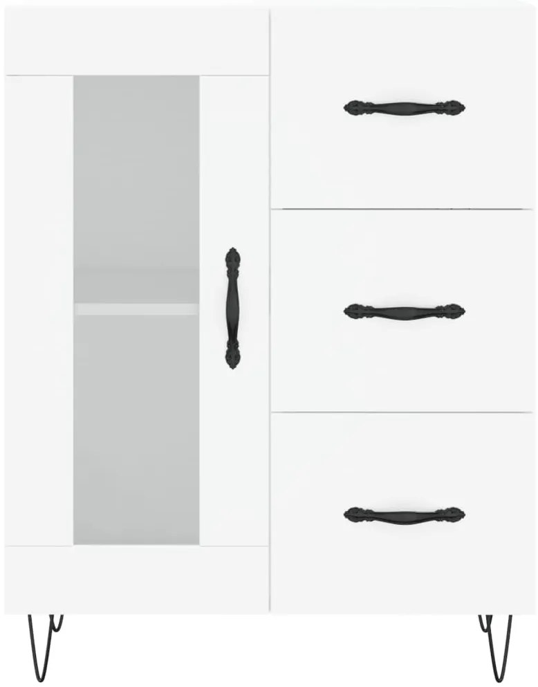 Armário alto 69,5x34x180 cm derivados de madeira branco