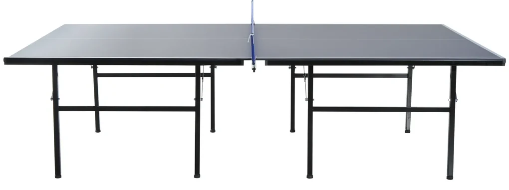 SPORTNOW Mesa de Ping Pong Dobrável com Rodas Mesa de Ping Pong Profissional  para Interior e Exterior Tamanho Padrão com Rede Raquetes e Bolas  274x152,5x76 cm Azul