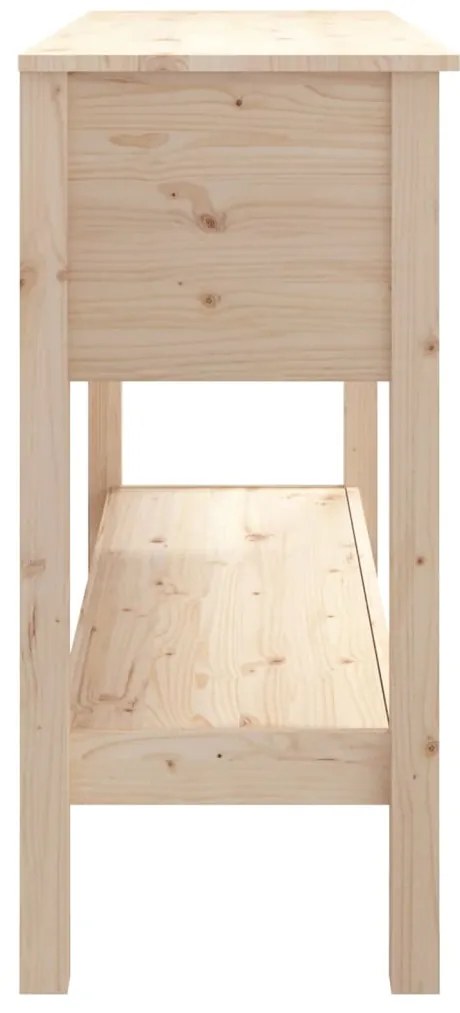Mesa consola 100x35x75 cm madeira de pinho maciço