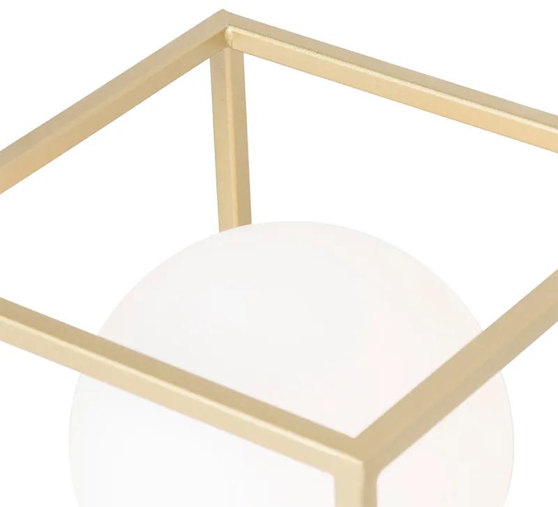 Candeeiro de mesa design dourado branco - ANIEK Design