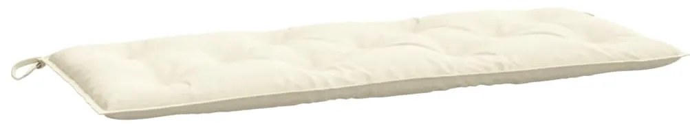 Almofadões banco jardim 2 pcs tecido oxford branco nata