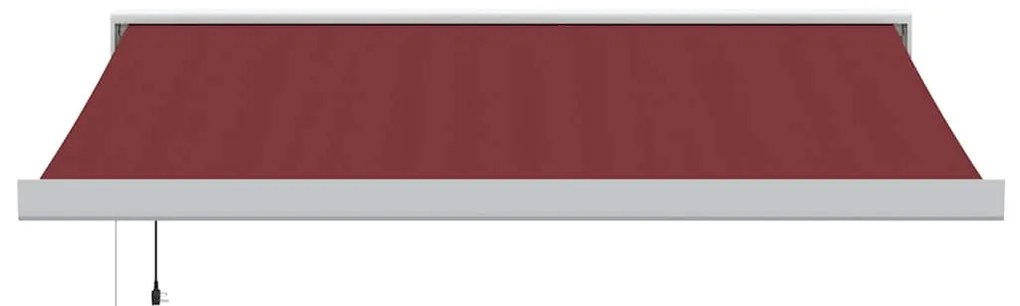 Toldo retrátil automático 300x250 cm bordô