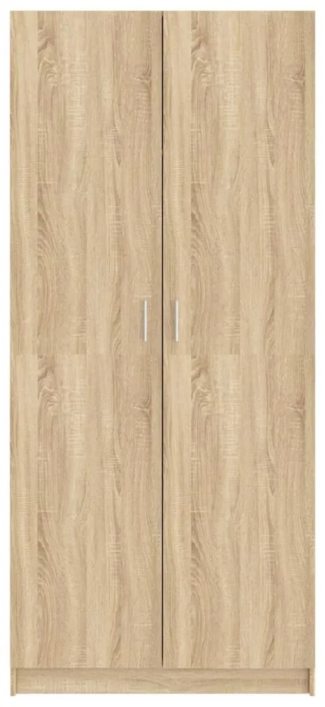 Roupeiro 80x52x180 cm derivados de madeira carvalho sonoma