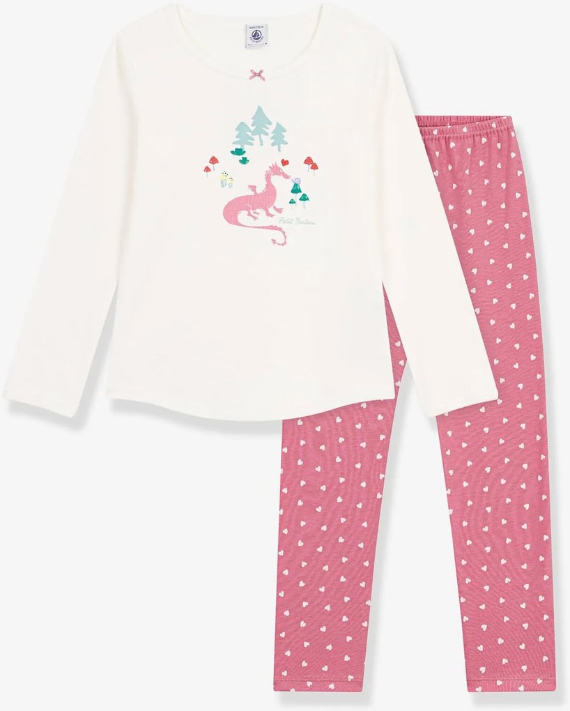 Pijama PETIT BATEAU para criança rosa