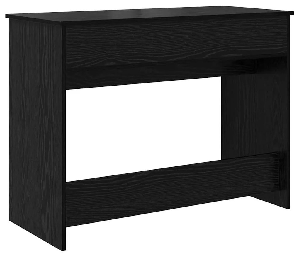 Mesa de Maquiagem com Espelho Preto 100x45x76 cm